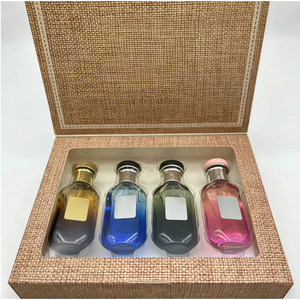Set de Regalo de Perfume de Marca <span class=keywords><strong>para</strong></span> Mujer/<span class=keywords><strong>Hombre</strong></span>, Incluye Fragancia Frutal y Amaderada, Loción, Gel de Ducha, Empaque Premium, Temporada Festiva, Venta al Por Mayor - Product Image 1