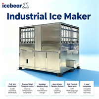 Machine à glaçons de 5000 kg par jour, 22x22x22 mm, générateur de glace commercial et industriel à vendre, directement de l'usine chinoise