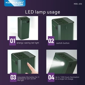 Konfulon 2025 mới đến công suất cao 50000mAh 22.5W sạc nhanh + đèn flash ánh sáng điện ngân hàng xu hướng sản phẩm với 20W Công suất đầu ra - Product Image 4