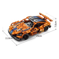 DWI 2.4G nouveauté STEM DIY TOYS 1: 16 échelle jouets de construction voiture 408 pièces blocs de construction blocs de construction voiture Rc camion jouets pour enfants