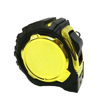 Mètre Ruban Portable Épaissi en Acier Inoxydable avec Revêtement Laser, 3m, 5m, 8m, 10m, Mesures Métriques/Impériales, avec Housse de Protection