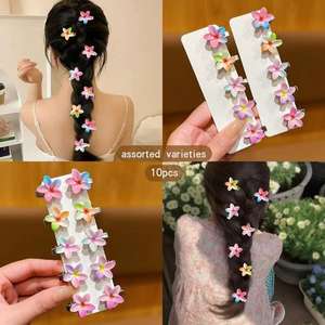 مشابك شعر مرحة بألوان الباستيل لوقت اللعب الخارجي مستوحاة من الزهور للفتيات إكسسوارات شعر عملية - Product Image 4