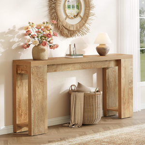 Table console paysanne longue et étroite avec 0 libération de formaldéhyde Derrière le <span class=keywords><strong>canapé</strong></span>. - Product Image 4
