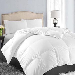 Nhà máy nhà khách sạn Nữ Hoàng Vua 88inch mùa đông ấm áp mềm xuống thay thế Trắng Duvet Comforter Duvet chèn quilt với góc Tab - Product Image 1