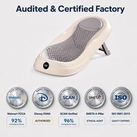 Support de Bain Bébé 53x30.5x19cm avec Affichage Intelligent de la Température, Capteur Anti-Buée, Pliable à Boucle Pression, 416.5g PP+TPE, Nouveau-né, OEM