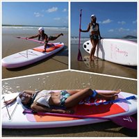 Planche SUP gonflable double couche tout rond pour planche de surf ISUP en 10'6'' * 32 ''* 6''