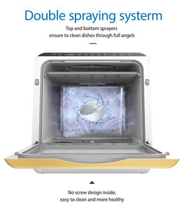 เครื่องล้างจานอเนกประสงค์แบบพกพาสำหรับใช้ในบ้านโรงแรมพร้อมตัวเรือนพลาสติก - Product Image 6