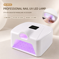 Lampe UV professionnelle rechargeable à double couche et double zone, séchage rapide à un doigt, lumière rose 365nm+405nm, faible chaleur, respectueuse de la peau