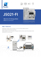 Reallin J5021-FI MID Bersertifikasi 1000V 600A Pengukur Energi DC Presisi Tinggi untuk Pengisian Cepat Mobil