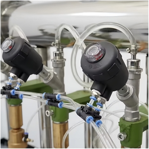 Machine de remplissage semi-automatique de boissons gazeuses <span class=keywords><strong>à</strong></span> <span class=keywords><strong>pression</strong></span> pneumatique pour vin, bière, soda, avec mélange de CO2 - Product Image 5