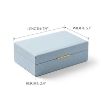 Boîte de parfum personnalisée fabriquée à Yiwu. Boîte de rangement pour produits cosmétiques et de soin de la peau en cuir, boîte cadeau, emballage.