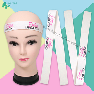 Logo personnalisé Bord Slayer Melt Band Frontal Wraps Lace Hair Band <span class=keywords><strong>Crochet</strong></span> réglable avec boucle Bande élastique pour perruques - Product Image 6