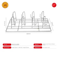 Sanneng Grille de cuisson antiadhésive universelle pour four à vapeur Rational Lexin UNOX Matériau métallique électrique