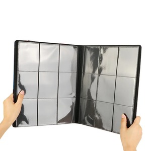 MIO <span class=keywords><strong>grand</strong></span> <span class=keywords><strong>classeur</strong></span> de cartes de jeu en cuir PU 360 Album de poche pour Pockemon manches de livre de cartes à collectionner pratique transportant - Product Image 5