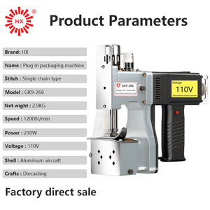 Máquina <span class=keywords><strong>de</strong></span> <span class=keywords><strong>Coser</strong></span> Manual Eléctrica Pequeña GK9-266 <span class=keywords><strong>de</strong></span> Alta Velocidad, <span class=keywords><strong>de</strong></span> Una Sola Aguja, con Puntada <span class=keywords><strong>de</strong></span> Cadena, Motor, para Sacos <span class=keywords><strong>de</strong></span> <span class=keywords><strong>Arpillera</strong></span> y <span class=keywords><strong>Bolsas</strong></span> <span class=keywords><strong>de</strong></span> Arroz - Product Image 6