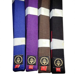 เข็มขัดบราซิลเลียนยิวยิตสู BJJ จากโรงงานโดยตรง สีตามสั่ง ทำจากผ้าฝ้าย เข็มขัดสำหรับการฝึกยิวยิตสู ขายส่ง ผลิตในปากีสถาน - Product Image 1