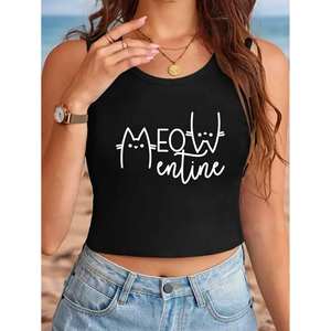 Vêtements élégants pour femmes personnalisables LAVED MAMA MAMA MAMA, haut sans manches à motifs imprimés tendance. Nouvelle coupe ajustée - Product Image 3