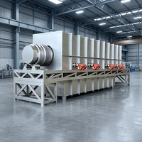 Four industriel continu de carbonisation pour la production de charbon de haute qualité à partir de sciure de bois et de coques de riz