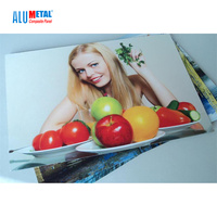 Buena calidad personalizar DIY sublimación impresión en blanco hoja de aluminio panel de fotos hoja de metal de aluminio