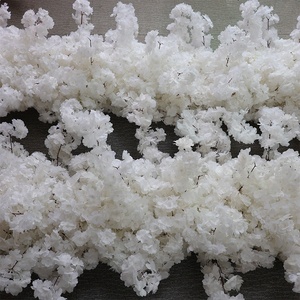 Décoration d'arche de mariage de haute qualité en gros, simulation de fleurs de <span class=keywords><strong>cerisier</strong></span> blanches, fleurs artificielles de <span class=keywords><strong>cerisier</strong></span> pour table - Product Image 2