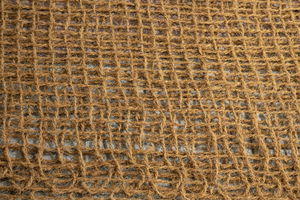 Red de fibra de coco ecológica, rollo de 20m para cultivo de suelo, soporte marrón dorado, 8-9kg - Product Image 3