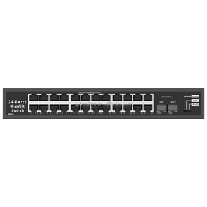 High Quality 24 Ports Gigabit <b>Switch</b> 24*10/100/1000Mbps RJ45 + 2 SFP Unmanaged <b>Switch</b> - Product Image 3