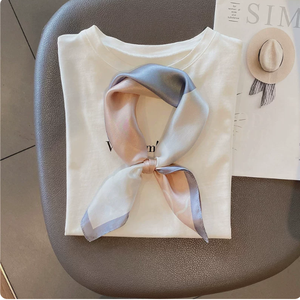 Foulard Quadrato in Raso con Stampa Digitale per Donne, Morbido <span class=keywords><strong>Bandana</strong></span> <span class=keywords><strong>Multiuso</strong></span> per Collo, Capelli, Borsa, Ufficio e Uso Quotidiano, Occasioni Casual - Product Image 6