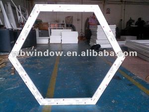 Thiết Kế Cửa Sổ Pvc Hình Đặc Biệt Mới Nhất Cửa Sổ Hình Bát Giác Upvc - Product Image 3