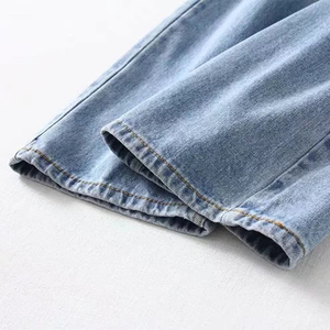Primavera ed estate nuovi Jeans da <span class=keywords><strong>donna</strong></span> larghi vita alta <span class=keywords><strong>Boyfriend</strong></span> Hole Jeans <span class=keywords><strong>pantaloni</strong></span> Harem <span class=keywords><strong>donna</strong></span> - Product Image 3