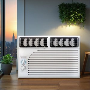 Climatisation de fenêtre à commande manuelle électrique pour usage domestique, 7000 BTU, sortie d'air supérieure - Product Image 2