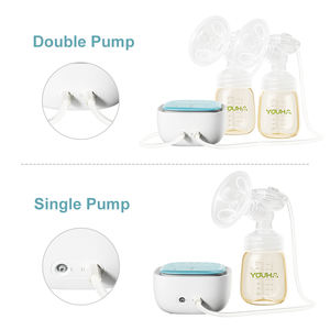 Alta quantità di YOUHA a basso rumore digitale LED bottiglia di latte doppio tiralatte elettrico con borsa del ghiaccio luce notturna Design - Product Image 3