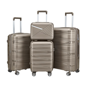 Luggage Set 28 Inch PP Material Combination <b>Lock</b> Travel <b>Suitcase</b> With Universal Wheels Zipper Carry On Luggage - Product Image 1