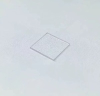 Diffuseur en verre dépoli double face 3x3mm, épaisseur 0,4mm, feuille de diffusion optique grain 2000