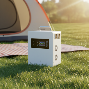 Générateur <span class=keywords><strong>solaire</strong></span> portable 300W/500W/1000W avec prise de jeu intégrée, onduleur à onde sinusoïdale pure MPPT, batterie au lithium pour utilisation intérieure/extérieure - Product Image 6