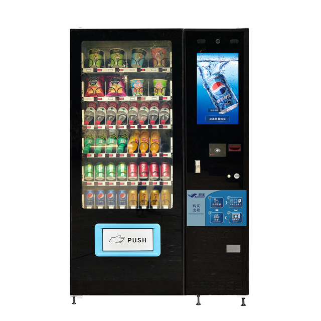 High Quality 24 Hours Snack Food Pokemon Vending Machine Brands Vending Machine Packaging for Offices