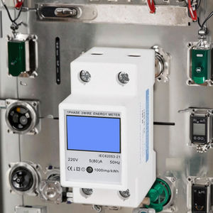 Compteur d'énergie numérique rail Din, montrant le compteur d'électricité. C'est un mètre numérique d'énergie électrique pour le <span class=keywords><strong>courant</strong></span> <span class=keywords><strong>alternatif</strong></span> - Product Image 3