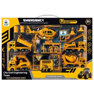 Modellino di Veicolo da Costruzione Huilil City 1:50 134-22, Confezione Regalo per Ragazzi, Giocattoli in Plastica per Bambini, Modellino di <span class=keywords><strong>Camion</strong></span> - Product Image 4