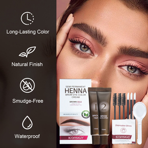 <span class=keywords><strong>Kit</strong></span> professionnel coréen de lifting des <span class=keywords><strong>cils</strong></span> et des sourcils et crème colorante pour sourcils, longue durée, avec étiquette privée personnalisée, vente en gros - Product Image 2