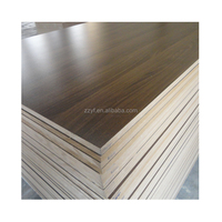 Papier mélaminé pour panneaux muraux MDF flexibles, panneaux MDF noirs, panneaux muraux MDF