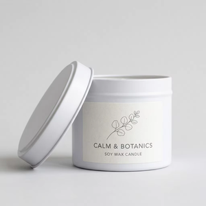 Latas de hojalata de 4oz, 8oz, 16oz, 20oz para velas, con logo personalizado, envases negros <span class=keywords><strong>mate</strong></span> - Product Image 5