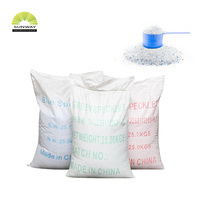 Morceaux de sulfate de sodium vert, morceaux colorés pour détergent, poudre à laver, matière première pour poudre à laver