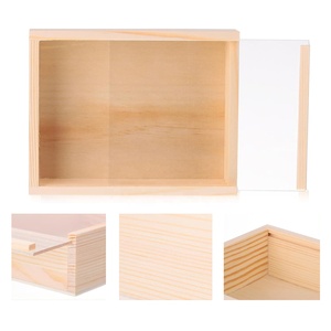 Piccola scatola artigianale in <span class=keywords><strong>legno</strong></span> <span class=keywords><strong>di</strong></span> pino con coperchio per festa <span class=keywords><strong>di</strong></span> compleanno e festa <span class=keywords><strong>di</strong></span> compleanno in forma rettangolare levigata in <span class=keywords><strong>legno</strong></span> regalo stile - Product Image 3