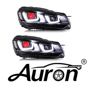 Auron 2010-2014 VW Golf 6 GTI Matrix ไฟหน้าซีนอนใหม่12V 36W 6000 LM 6000K ติดตั้งอเนกประสงค์6เดือน - Product Image 3