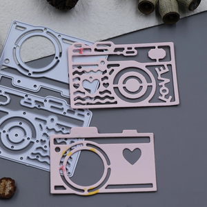 <span class=keywords><strong>Mini</strong></span> caméra matrices de découpe en métal pour Scrapbooking bricolage manuel artisanat outil de Production en acier au carbone moules délicats matrice - Product Image 6