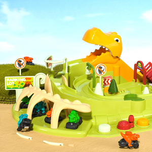 Juego de aventura de dinosaurios, pista de rompecabezas de carreras para niños, juego educativo - Product Image 5