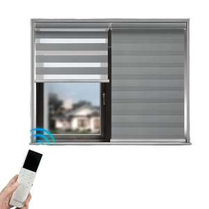 Thiết kế hiện đại điện Zebra cửa sổ Shades thông minh ngày đêm Con lăn mù vải ngang mô hình bán buôn cửa sổ bao gồm - Product Image 1