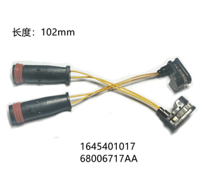 68006717AA 1645401017 pour <span class=keywords><strong>Mercedes</strong></span>-<span class=keywords><strong>Benz</strong></span> 220 211 164 Capteur d'usure des plaquettes de frein de voiture Capteur de frein Alarme d'usure des plaquettes de frein - Product Image 4