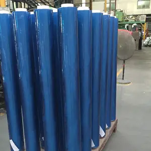 Cao trong suốt linh hoạt rõ ràng PVC chống UV Màu Xanh nhựa bọc Lá Vinyl mềm PVC phim CuộN