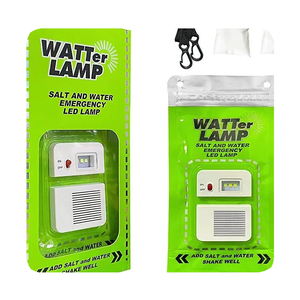 NOUVELLE <span class=keywords><strong>lampe</strong></span> LED à <span class=keywords><strong>eau</strong></span> salée BAHE, <span class=keywords><strong>lampe</strong></span> <span class=keywords><strong>de</strong></span> secours à <span class=keywords><strong>eau</strong></span> salée, lumière <span class=keywords><strong>de</strong></span> nuit, indice <span class=keywords><strong>de</strong></span> protection IP65, métal, certifiée ROHS, blanche, pour le camping, utilisation en extérieur - Product Image 1