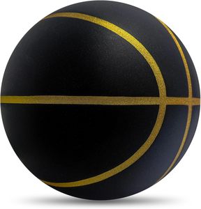 <span class=keywords><strong>Pallone</strong></span> <span class=keywords><strong>da</strong></span> <span class=keywords><strong>Basket</strong></span> Scanalato e Pesato, Silenzioso, di Alta Qualità, Ecologico, 580G, per Dribbling Silenzioso, <span class=keywords><strong>da</strong></span> Interno, Misura 7, 29.5 Pollici, in Schiuma PU, Senza Aria, Silenzioso - Product Image 2